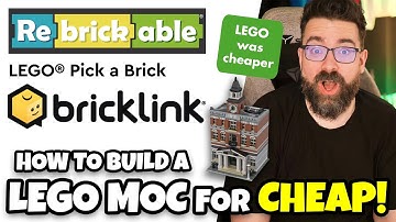 How to Build a Custom LEGO Modular for Cheap! (Rebrickable + Bricklink Guide)