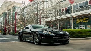 Aston Martin V12 Vantage | Cinema Rollers on HRE Wheels
