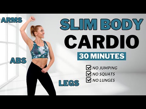 🔥Burn Arm + Leg + Belly Fat🔥30 Min Aerobics Workout🔥All Standing🔥No Squats/ No Lunges🔥No Repeat🔥