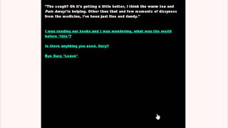 Deserted- a post apocalyptic text adventure *very early rough draft*