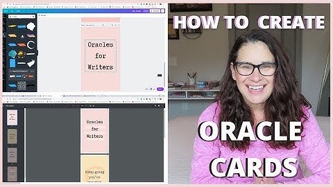 HOW TO CREATE ORACLE CARDS WITH CANVA AND WHERE TO PRINT THEM