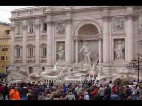 Italy travel: Rome. St. Peter in Chains, Trevi Fountain, Parthenon, Navona Square.