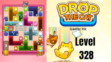 Drop The Cat Level 328 very hard level Walkthrough Solution 