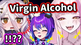 Melody and Matara teach Henya about V*RGIN Drinks