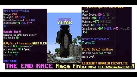 How To Do Guber End Race Fast | Hypixel Skyblock