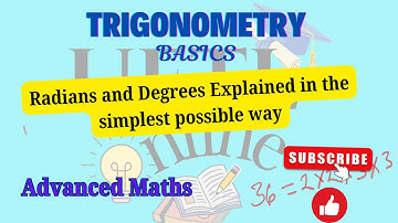 TRIGONOMETRY 1 | Radians vs Degrees Explained | Easy Angle Conversion for A-Level & O Level Maths
