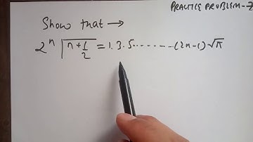 Beta and Gamma Function|Practice Problem 7
