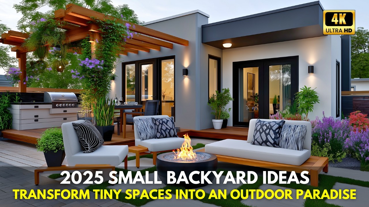 2025 Small Backyard Ideas: Transform Tiny Spaces into an Outdoor Paradise