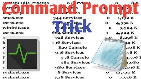 Save a List of Running Processes to a Text File in Windows using cmd