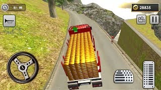 Impossible Gold Transport Truck Mountain Uphill Driving Game #Truck Games #Racing Truck 3D Game screenshot 5