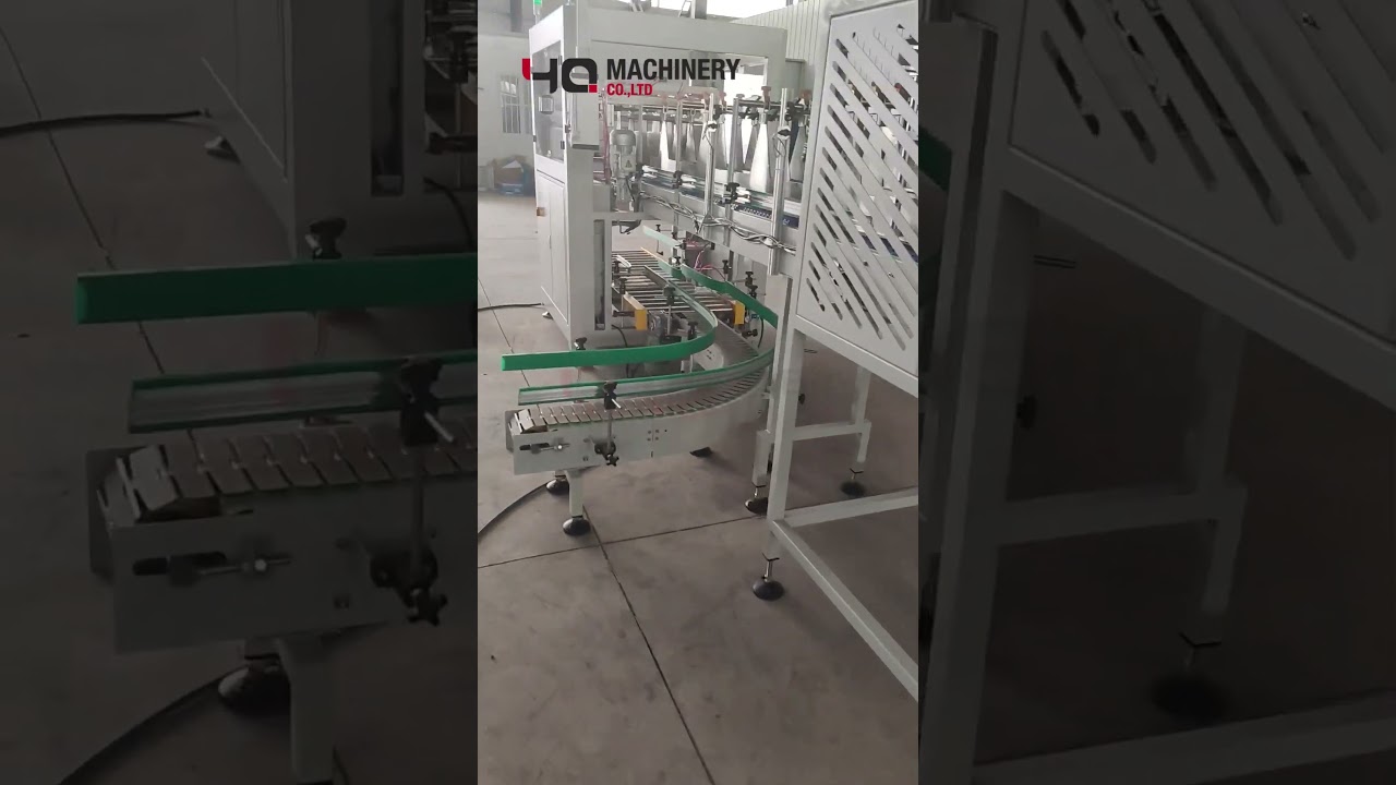 auto bottle carton packaging machine with servo bottle separators 