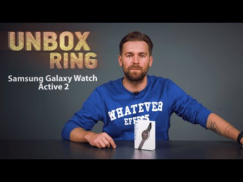 NAUJAS SMART WATCH! | Samsung Galaxy Watch Active 2 | Unbox Ring apžvalga