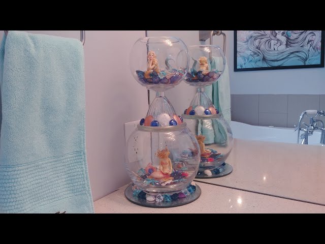 DIY MERMAID FISH BOWL CENTERPIECE 