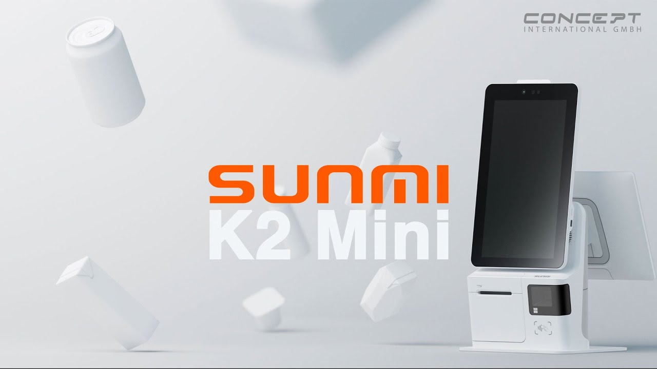 SUNMI K2 Mini KioskTerminal für den flexiblen Einstieg in den Self