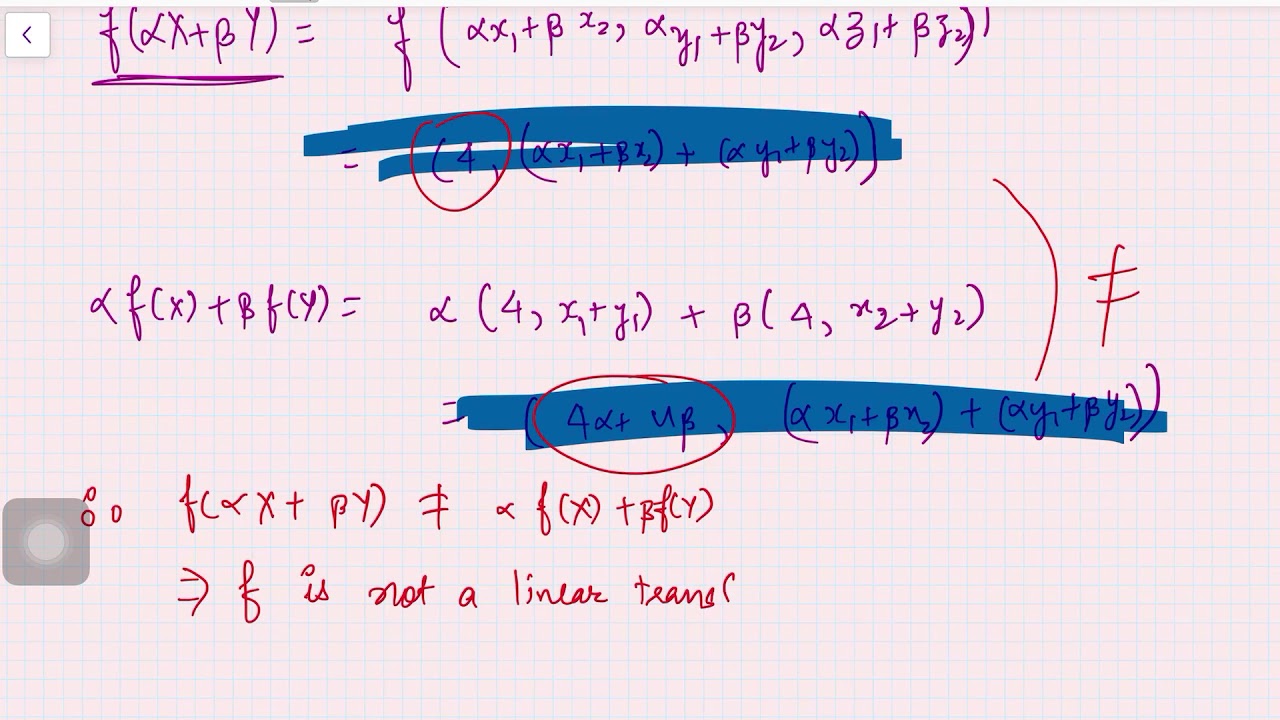 Linear Algebra (Linear transformations ) Question UGC NET (Q.ID.K(NET)LA21S)