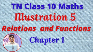 TN Class 10 Maths Illustration 5 Relations Unit 1 Relation and Functions