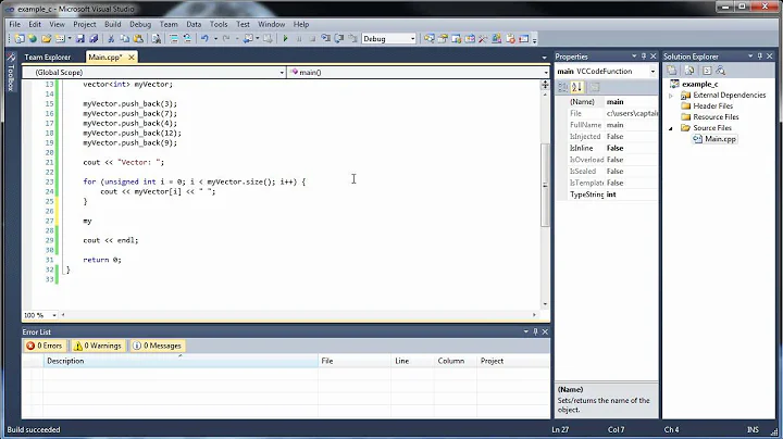 C++ Tutorial 18 - Vectors and Vector Functions