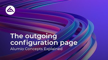 The outgoing configuration page