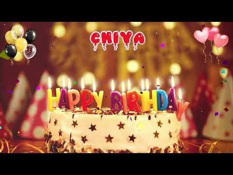 CHIYA Birthday Song – Happy Birthday to You