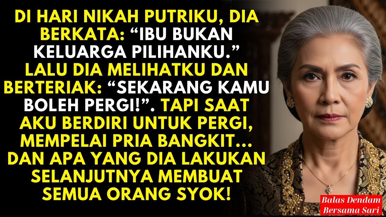 Putriku Mengusirku dari Pernikahannya, Tapi Saat Mempelai Pria Berdiri, Dia...