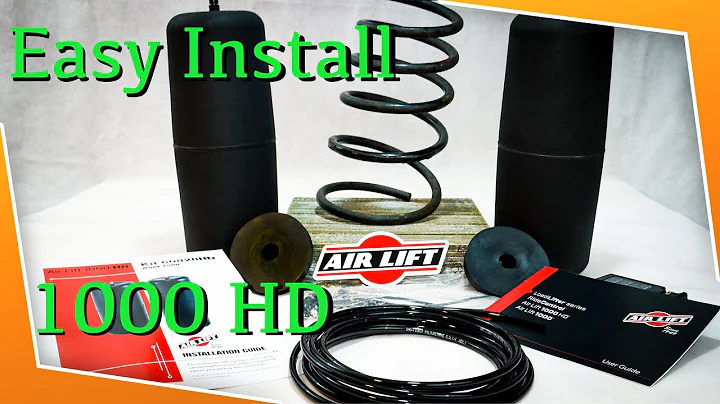 AirLift 1000 HD airbag install on a 2019 Dodge Ram 1500.