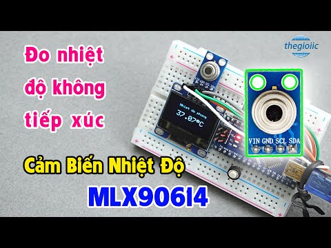 Video MLX90614 Mạch Cảm Biến Nhiệt Độ -40 → 125°C / MLX90614... - youtube