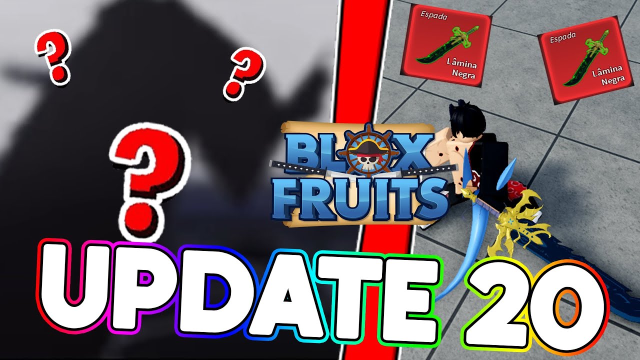 FINALMENTE UPDATE 20 DO BLOX FRUITS CHEGOU🔥 MOSTRANDO/EXPLICANDO