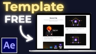 After Effects Animation Template Free Download