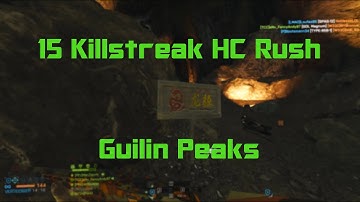 Bf4 | Defending on HC Rush | Guilin Peaks | 15 Killstreak | Rendertest | 4k