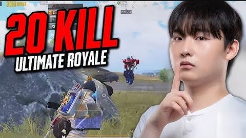PUBG MOBILE south korea: DK Nolbu Ultimate royale full match CREDIT:- @DK_NolBu