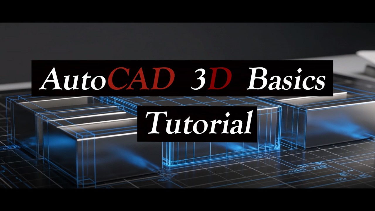 AutoCAD 3D Basics - YouTube
