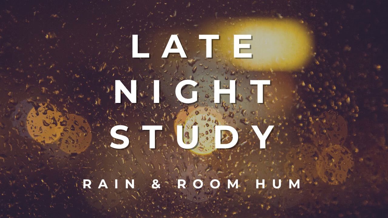 Rain & Crickets Rest Stop Ambience for Sleep — Distant Traffic Night Sounds (4 Hours, No Music)