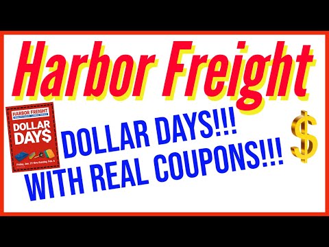 Harbor Freight Dollar Days Coupons – With REAL COUPONS!!!!!