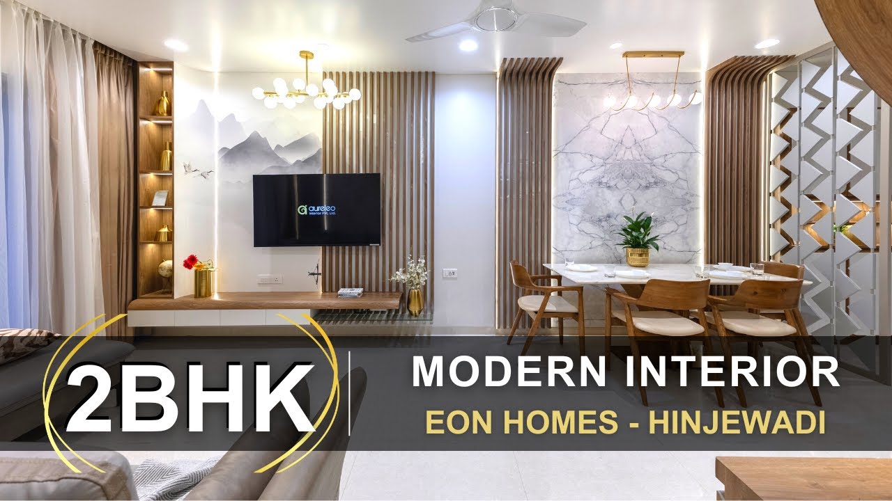 2BHK Home Modern Interior Design | Kasturi EON Homes Hinjewadi, Pune ...