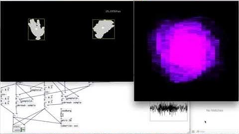 kinect sound control test [openFrameworks + Pure Data]