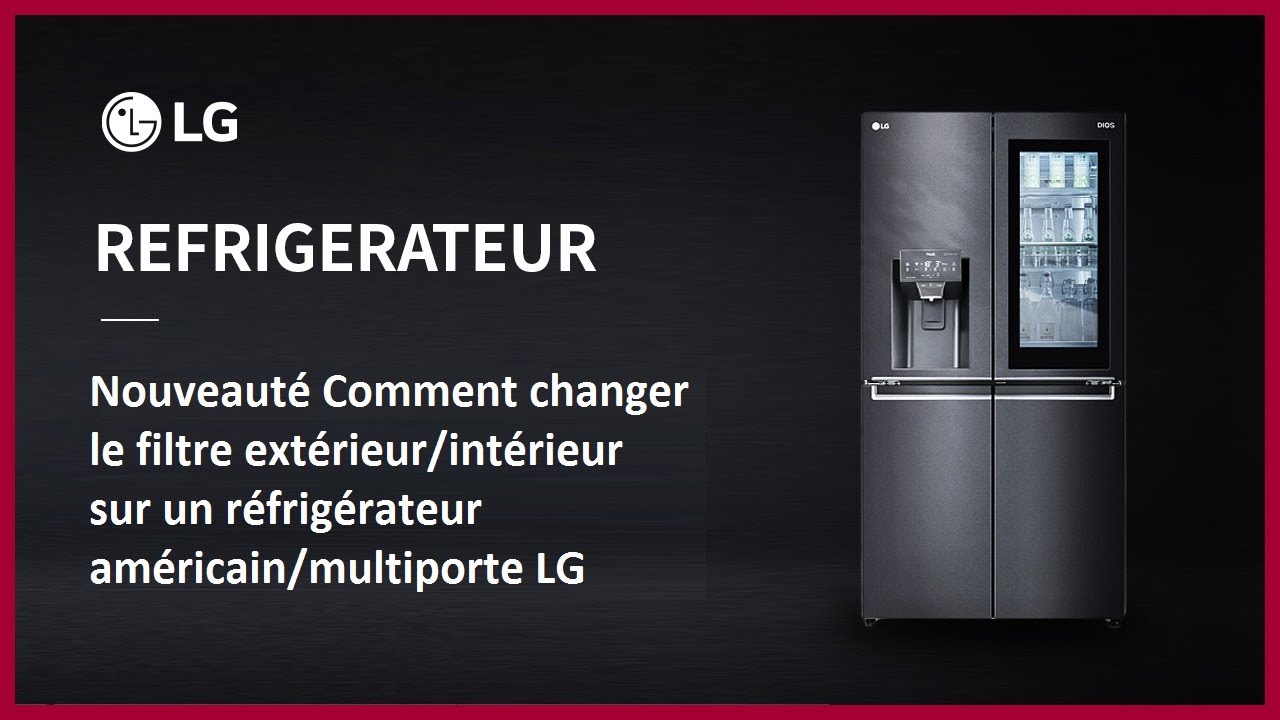 Filtre à eau d'origine BL9808 (5231JA2003A, ADQ73693901) Réfrigérateur,  congélateur BEKO, CONTINENTAL EDISON, LG