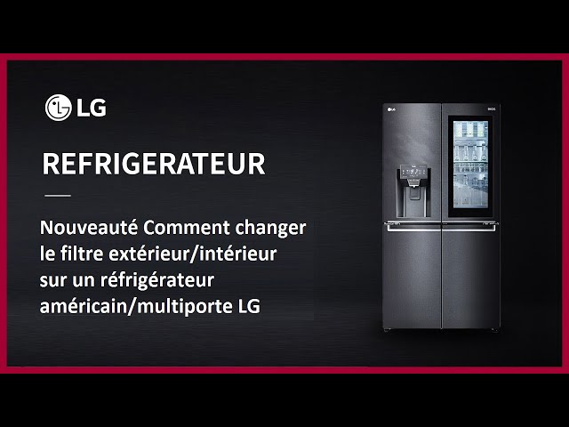 Comment remplacer le filtre à eau externe sur un réfrigérateur-congélateur  Samsung American Style 