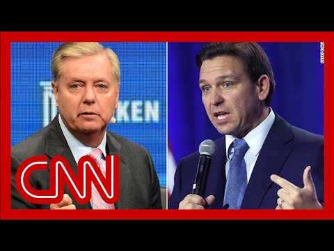 Watch Sen. Graham push back on DeSantis' Ukraine comments