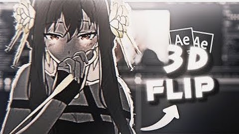 3D Flip Transition | After Effects AMV Tutorial