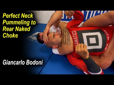 Perfect Neck Pummeling to Rear Naked Choke by Giancarlo Bodoni
