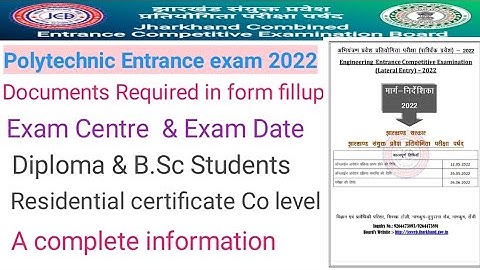 Jcece D2D Engineering lateral entry 2022 | Application form fillup process | Documents Required