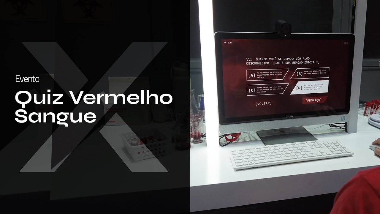 Case Quiz Vermelho Sangue para Globoplay — Nex Lab