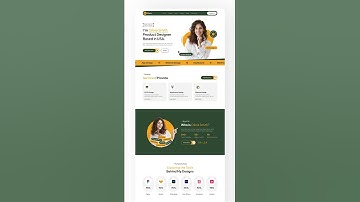 Personal Portfolio Website Figma UIUX Design | Web Design | UIUX Design | Figma
