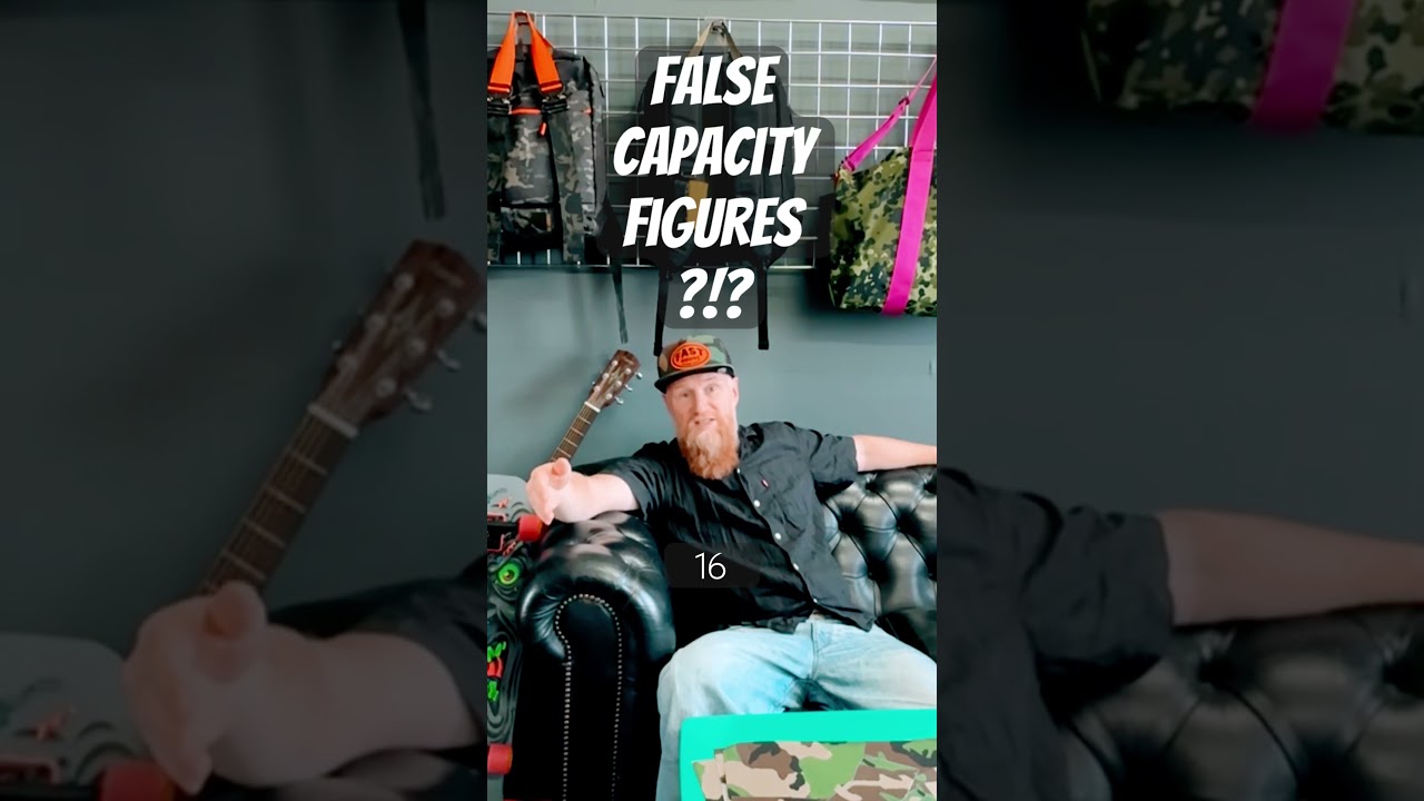 Backpack Capacity Figures…they’re barely worth the paper they’re written on! 