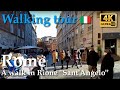 Rome  walk in rxi santangelo ghetto italywalking tour4k