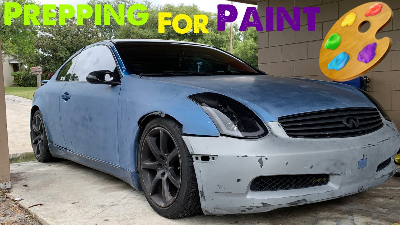 Paint G35 Rear Diff Prepping G35 For Paint - YouTube