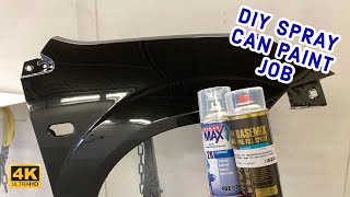 How to Spray your Car At Home With Diy Rattle Can Spray Paint