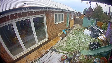 Extension time lapse - the hyper-lapsed building of a single storey mono pitch family room extension
