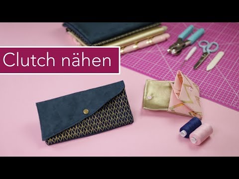 Video: Wie erstelle ich eine Clutch-Geldbörse (mit Bildern)