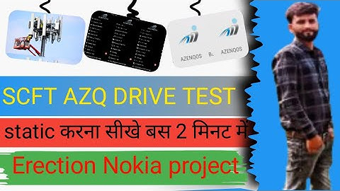 AZQ Drive Test/SCFT AZQ Static/AZQ Vi Airtel Drive testing/4G LTE Drive testing/AZQ DRIVE Test kaise